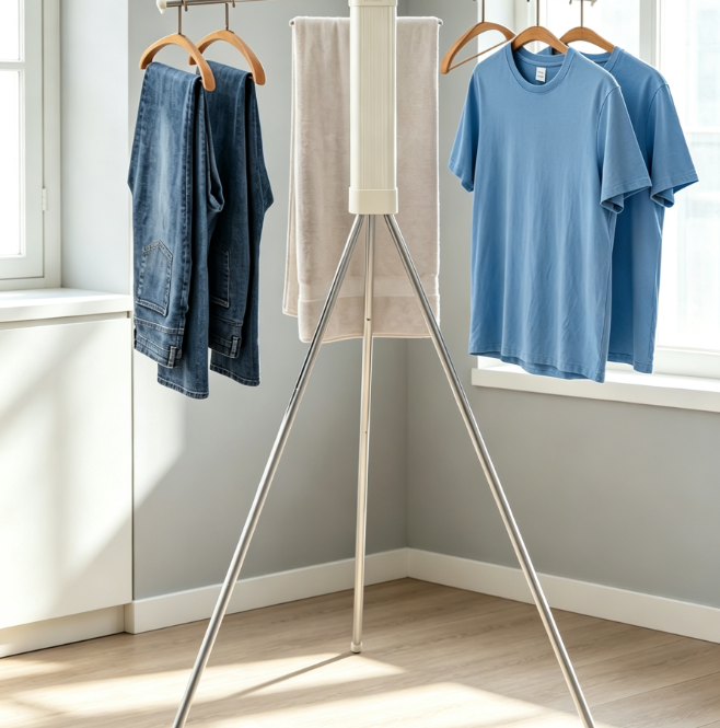 Tripod Foldable Clothes Drying Rack