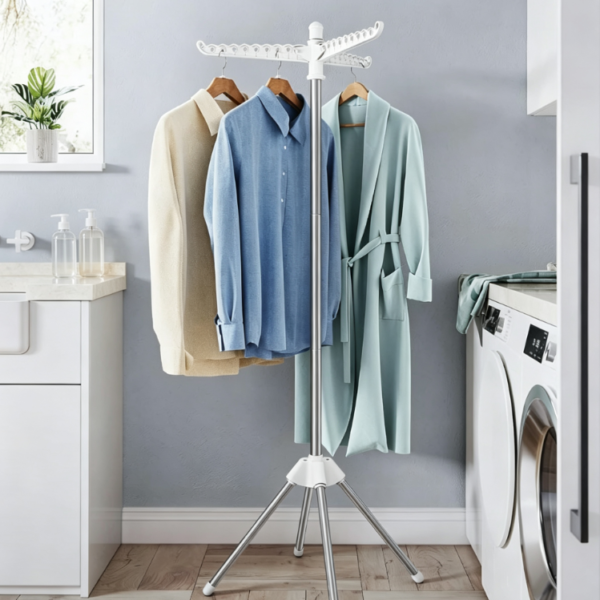 Rotatable Arm Clothes Drying Rack