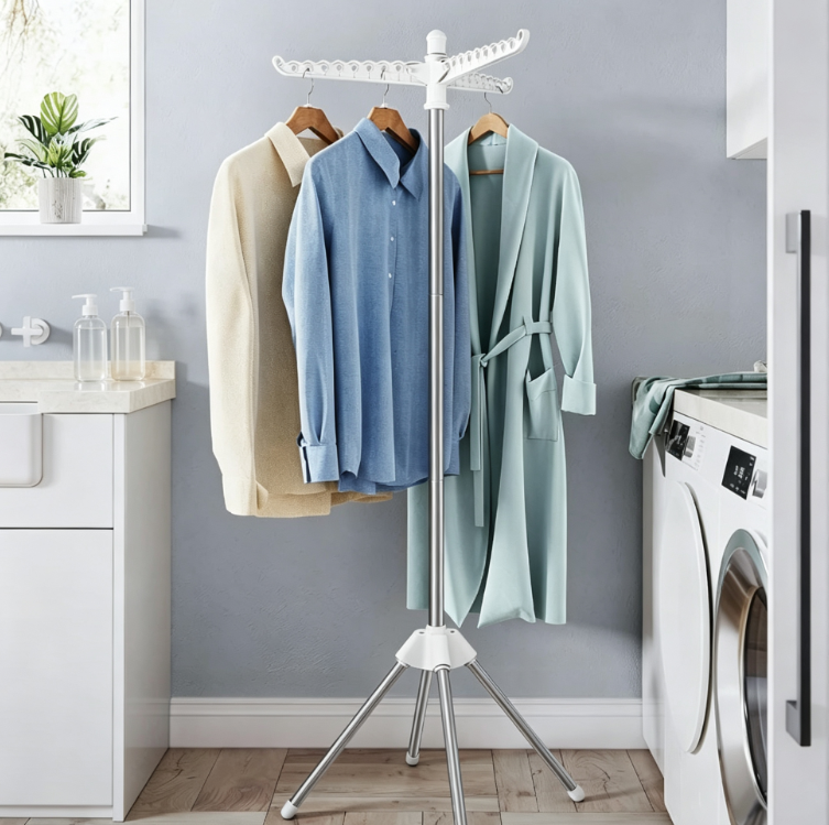 Rotatable Arm Clothes Drying Rack