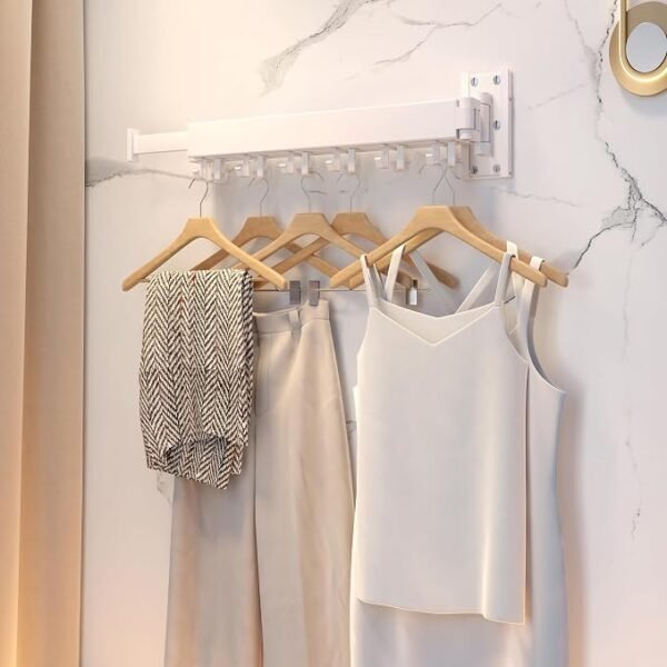 Compact Folding Indoor Clothes Drying Rack
