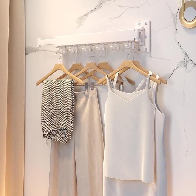 Compact Folding Indoor Clothes Drying Rack