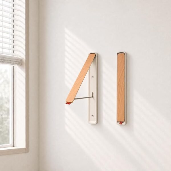 Retractable Wall Mounted Aluminum Clothes Drying Rack