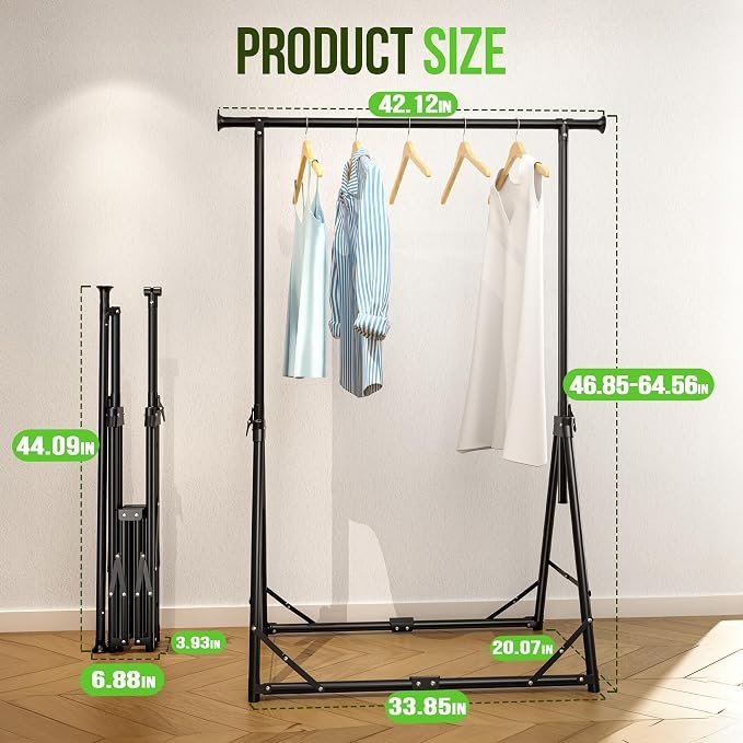 Foldable Multi-Level Garment Drying Rack - Image 2