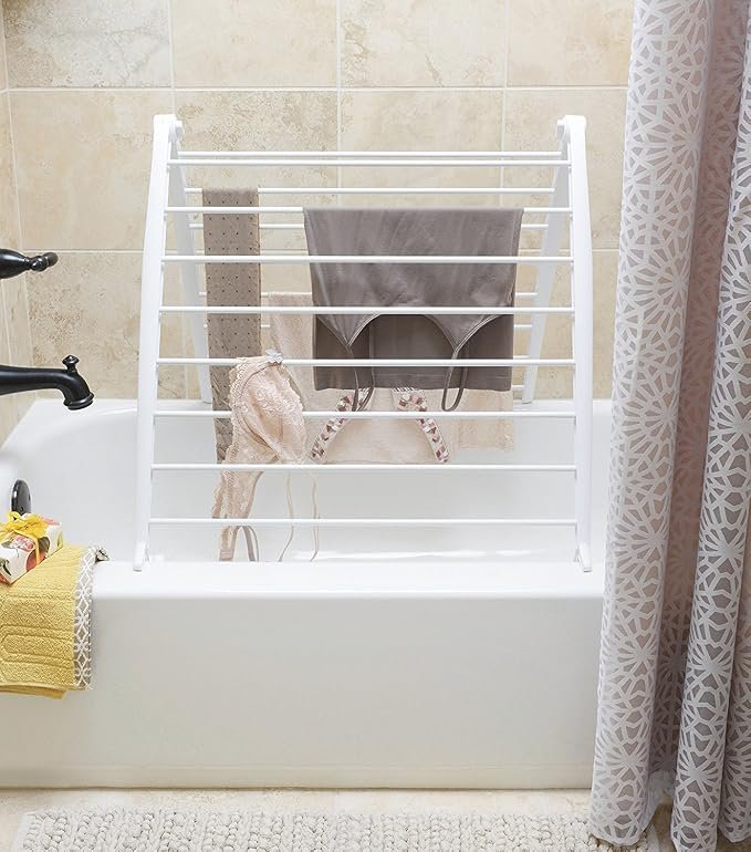Adjustable Wing Foldable Clothes Drying Rack