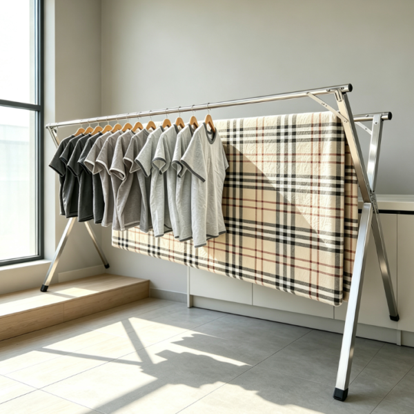 Adjustable Stainless Steel Clothes Drying Rack